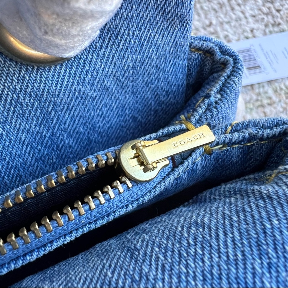 Coach Denim Quilted 26 Shoulder Bag - Picture 11 of 14
